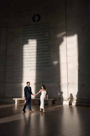 Jefferson Memorial Film Engagement Session