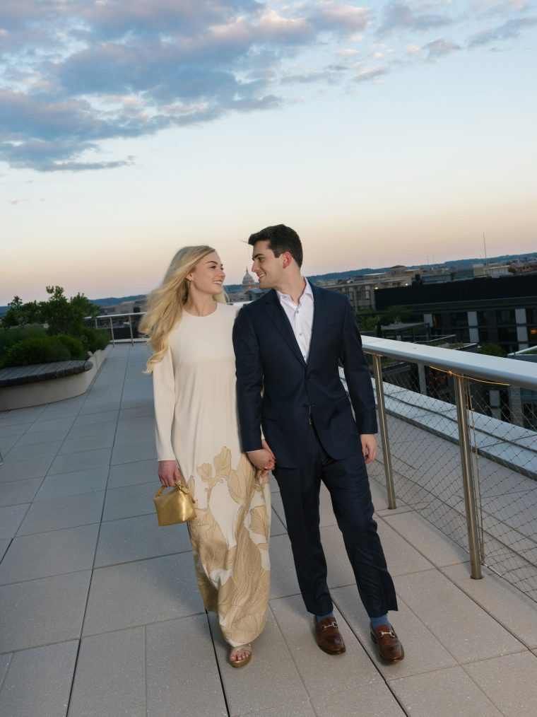 Sunset and Sea-Inspired Wedding at the National Museum of Women in the Arts