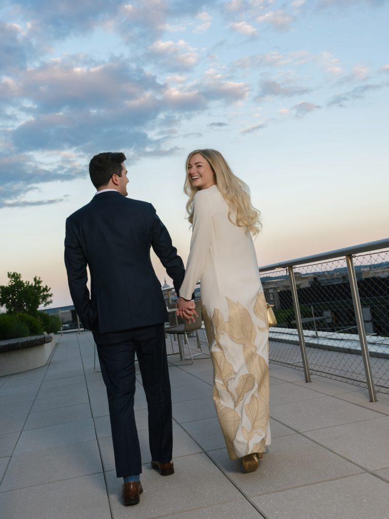 Sunset and Sea-Inspired Wedding at the National Museum of Women in the Arts