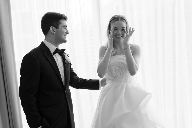 Sunset and Sea-Inspired Wedding at the National Museum of Women in the Arts