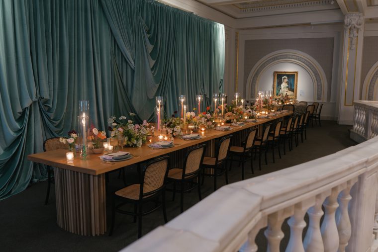 Sunset and Sea-Inspired Wedding at the National Museum of Women in the Arts