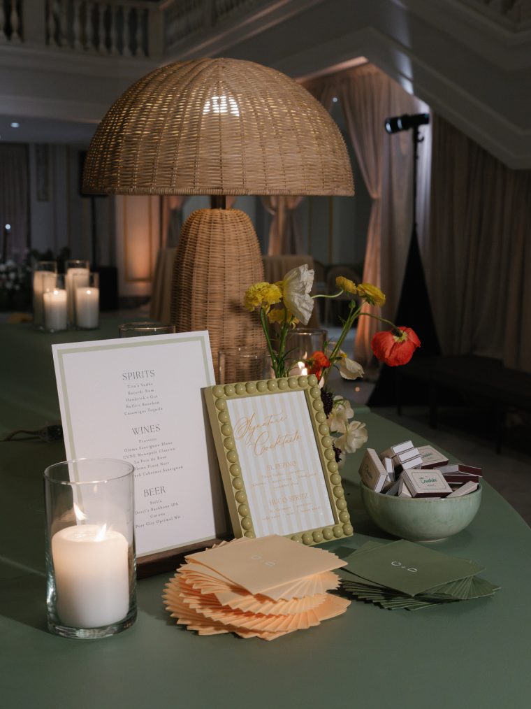 Sunset and Sea-Inspired Wedding at the National Museum of Women in the Arts