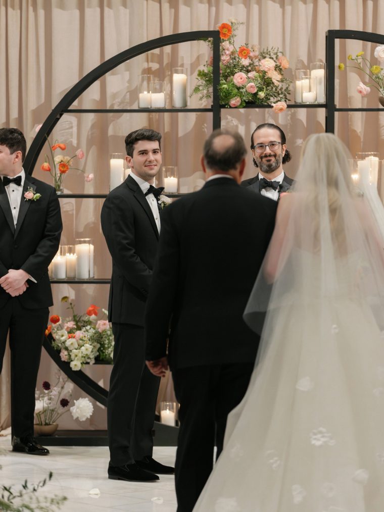 Sunset and Sea-Inspired Wedding at the National Museum of Women in the Arts