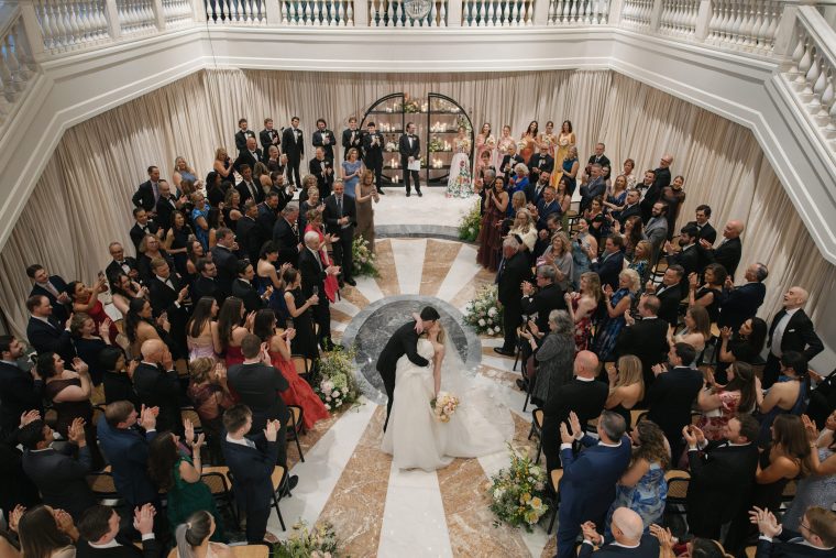 Sunset and Sea-Inspired Wedding at the National Museum of Women in the Arts