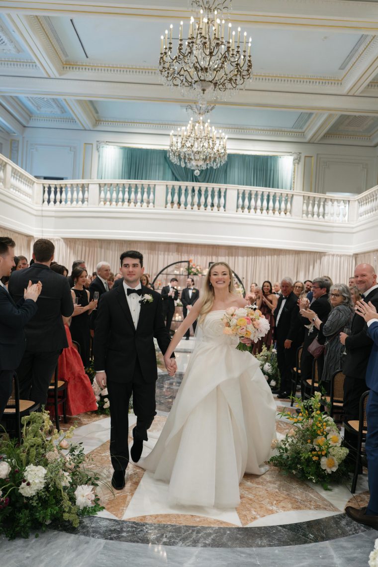 Sunset and Sea-Inspired Wedding at the National Museum of Women in the Arts