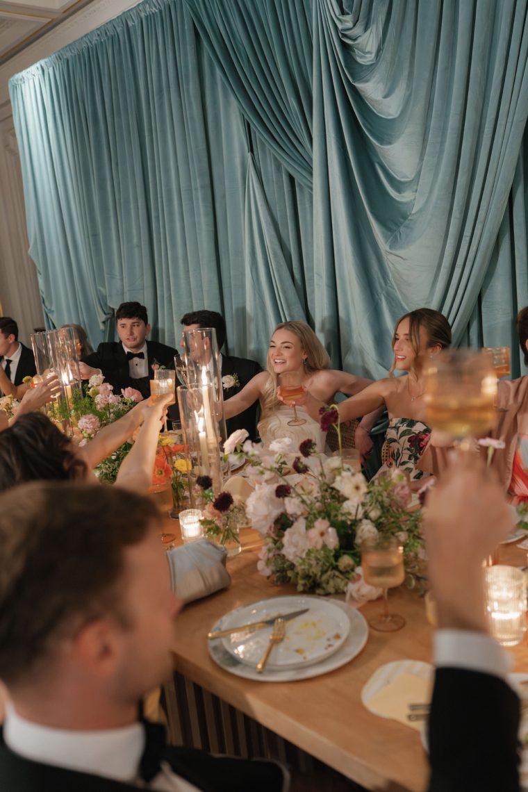 Sunset and Sea-Inspired Wedding at the National Museum of Women in the Arts