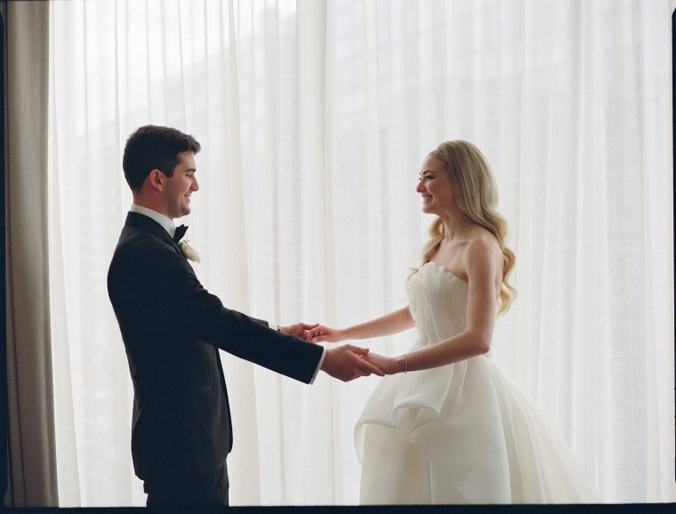 Sunset and Sea-Inspired Wedding at the National Museum of Women in the Arts