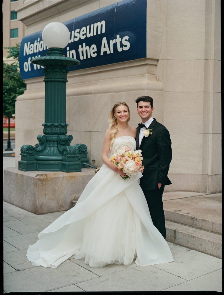 Sunset and Sea-Inspired Wedding at the National Museum of Women in the Arts
