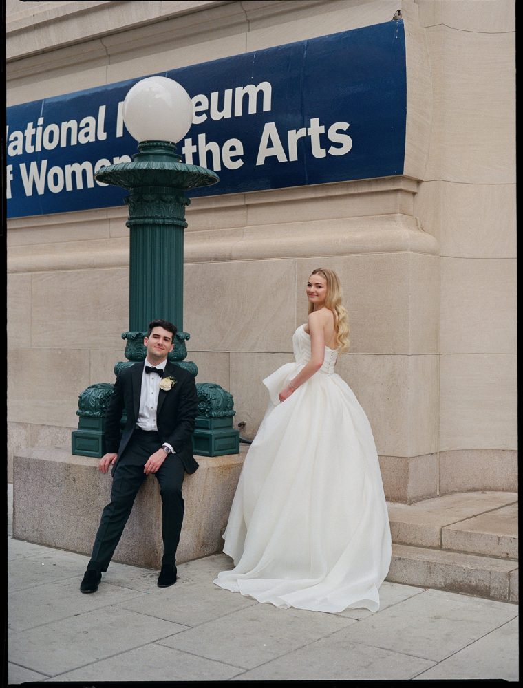 Sunset and Sea-Inspired Wedding at the National Museum of Women in the Arts