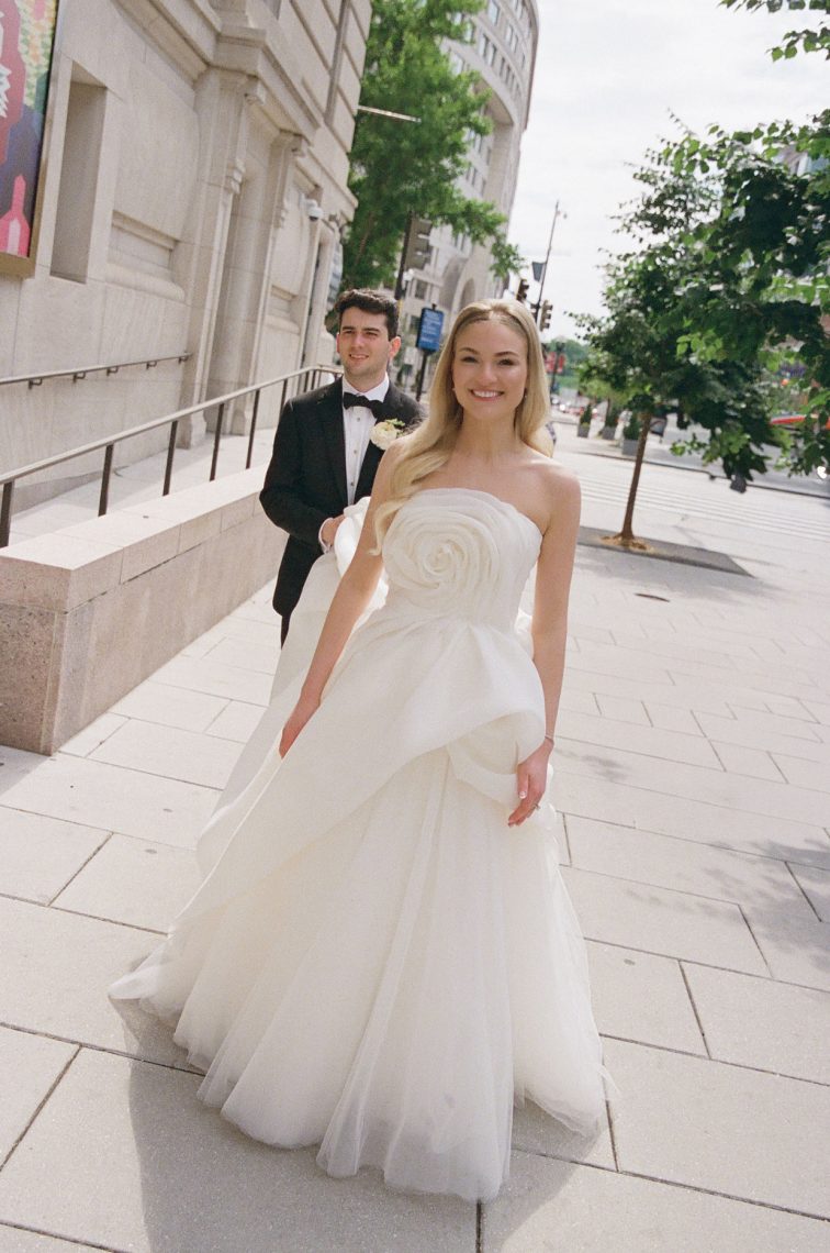 Sunset and Sea-Inspired Wedding at the National Museum of Women in the Arts