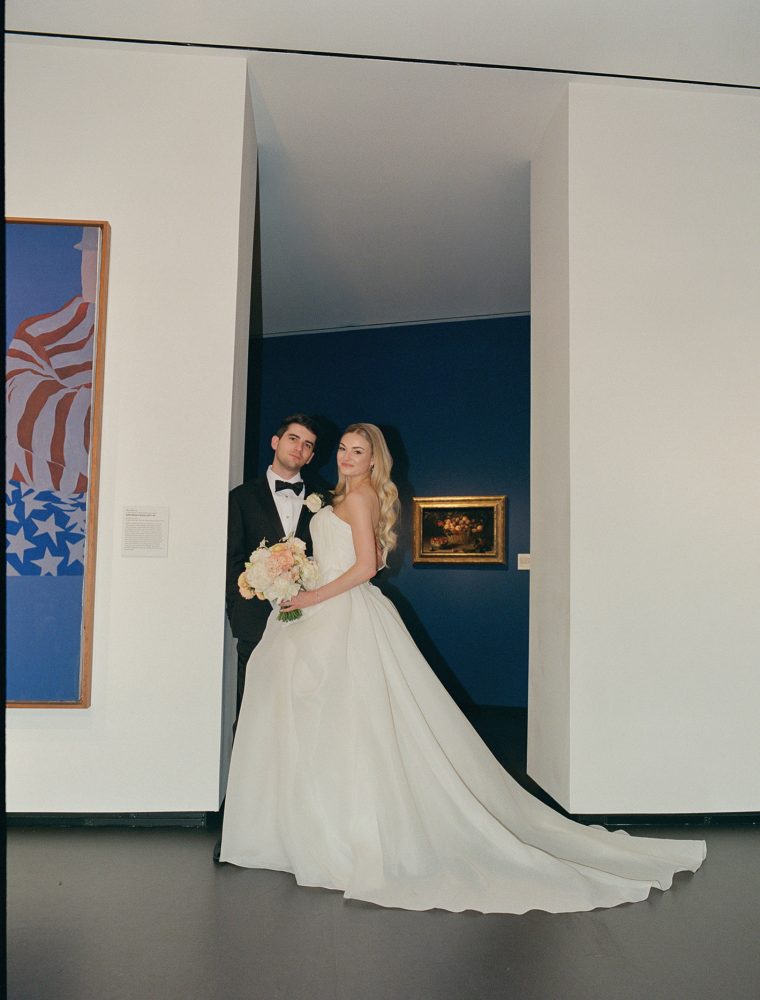 Sunset and Sea-Inspired Wedding at the National Museum of Women in the Arts