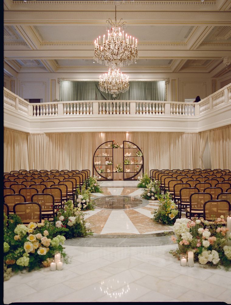Sunset and Sea-Inspired Wedding at the National Museum of Women in the Arts