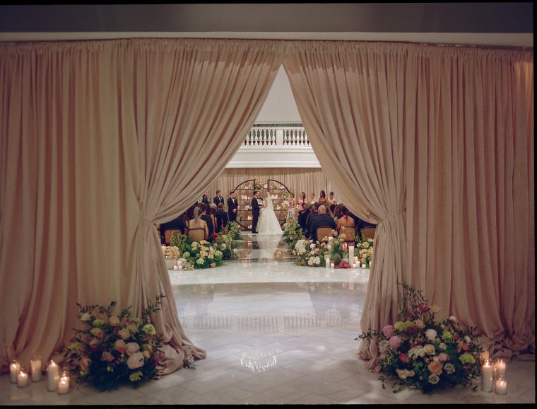 Sunset and Sea-Inspired Wedding at the National Museum of Women in the Arts