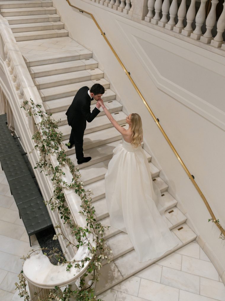 Sunset and Sea-Inspired Wedding at the National Museum of Women in the Arts