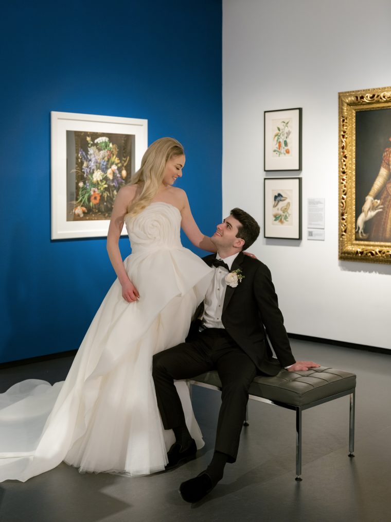Sunset and Sea-Inspired Wedding at the National Museum of Women in the Arts